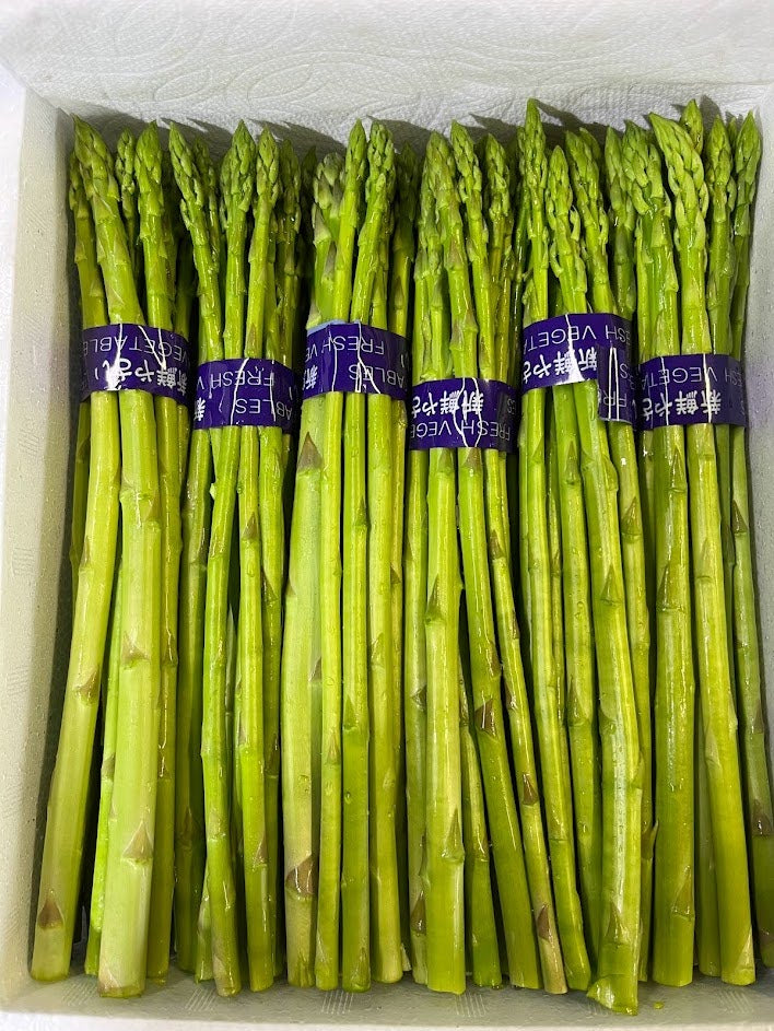 【熊本県産】朝採りいっちゃんアスパラ 規格外品 1kg以上（クール便）