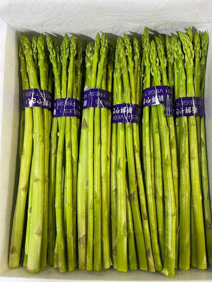【熊本県産】朝採りいっちゃんアスパラ 規格外品 1kg以上（クール便）